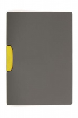 Rýchloviazač, s klipom, A4, DURABLE "DURASWING® COLOR 30", žltý