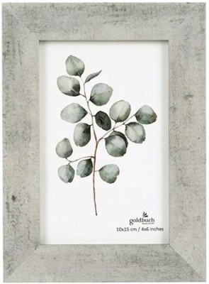 Obrazový rám, drevený, 10x15 cm, "Goldbuch Beton", betón