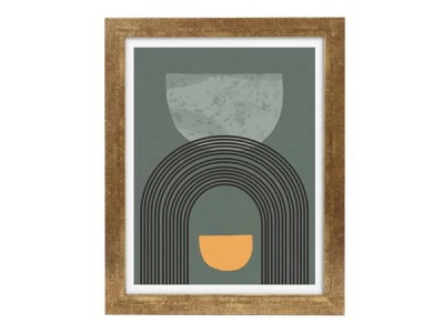 Obrazový rám, drevený, 30x40 cm, "Goldbuch Ian", zlatá