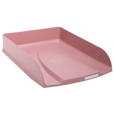 Odkladač, plastový, EXACOMPTA "COMBO Styli Skandi", ružový