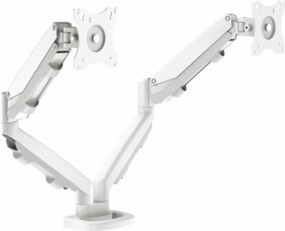 Držiak na monitory pre dva monitory, FELLOWES „Eppa™ Dual“, biely