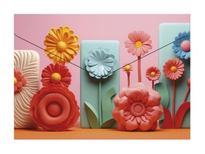 Obal na patent, A5 PP, 180 mikr., PANTA PLAST "Modern Flowers"