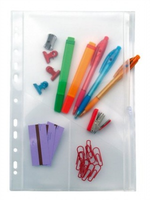 Euroobal, so zipsom, A4, 200 mikr., číry, 2 priehradky, VIQUEL