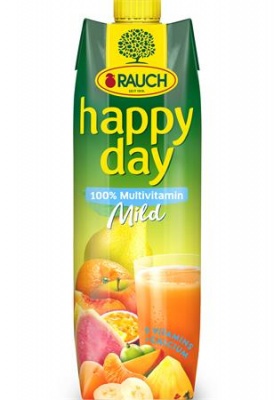 Ovocná šťava, 100%, 1l, RAUCH "Happy day", multivitamín