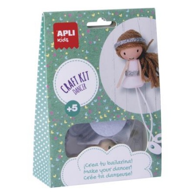 Sada na tvorbu bábiky, APLI Kids "Craft Kit", balerína