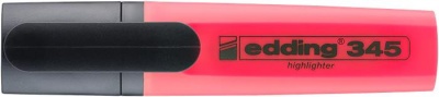 Zvýrazňovač, 2-5 mm, EDDING "345", červený