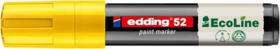 Lakový popisovač, 4-15 mm, EDDING "52", žltý