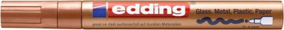 Permanentný lakový popisovač, 2-4 mm, EDDING "750", medený
