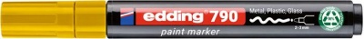Lakový popisovač, 2-3 mm, PCR, EDDING "790", žltý