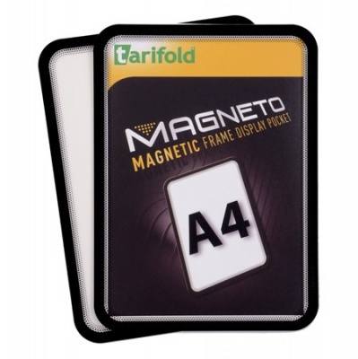 Informačný rám, magnetická zadná strana, A4, DJOIS "Magneto", čierna