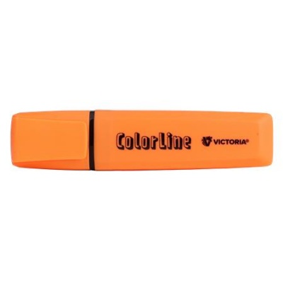 Zvýrazňovač, 1-5 mm, VICTORIA OFFICE, "ColorLine", oranžová