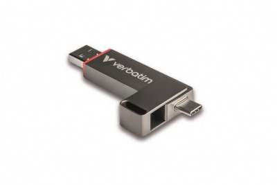 USB kľúč, 1TB, USB-A/C 3.2 Gen1, VERBATIM "Dual QuickStick", čierny