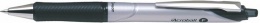 Guľôčkové pero, 0,25 mm, stáčací mechanizmus, kovový klip, PILOT "Acroball", čierne