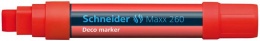 Kriedový popisovač, 5-15 mm, SCHNEIDER "Maxx 260", červený