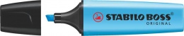 Zvýrazňovač, 2-5 mm, STABILO "BOSS original", modrý