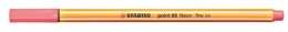 Liner, 0,4 mm, STABILO "Point 88", neónový červený
