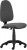 Kancelárska stolička, čalúnená, čierny podstavec, "Megane", čierna-sivá