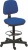 Kancelárska stolička, s opierkou na nohy, "Bora", čierna