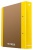 Krúžkový šanón, 2-D krúžky, 50 mm, A4, kartón, DONAU "Life", neónová žltá