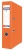 Pákový šanón, 75 mm, A4, PP/kartón, s ochranným spodným kovaním, DONAU "Life", neónovo oranžová