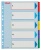 Register, laminovaný kartón, A4 maxi, 1-5, prepisovateľný, ESSELTE