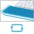 Podložka ku klávesnici, nastaviteľná, LEITZ "Ergo Wow", modrá- Ergonomický dizajn podporuje optimálne zdravie, pohodlie 