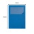 Doska na dokumenty, s okienkom, kartónová, EXACOMPTA "Forever®", lesklá modrá