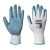 Precízne montážne rukavice, nitrilové, veľkosť: M, „Flexo Grip“, sivé-biele