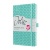 Diár, A5, týždenný, 2026, tvrdá obálka, SIGEL "Jolie", aqua zelený