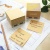 Samolepiaci poznámkový blok, 76x76 mm, 400 listov, mini paleta, STICK N "Kraft Cube", mix farieb