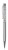 Guľôčkové pero, s bielymi krištáľmi, 14 cm, Crystals from SWAROVSKI®, strieborná