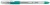 Guľôčkové pero, 0,24 mm, s vrchnákom, ZEBRA "Z-1", zelená