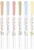Zvýrazňovač, sada, 1,4/4 mm, obojstranný, ZEBRA "Mildliner Scented Fragrance", 6 rôznych farieb